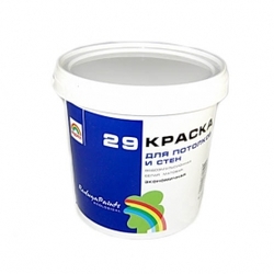 Краска РАДУГА-29 БИО для потолков и стен (1,3кг)