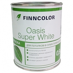 Краска OASIS SUPER WHITE для потолков 3 л