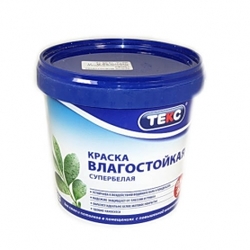 Краска ТЕКС в/д Профи влагостойкая супербелая (0,9л)