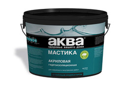 Мастика АКВА акриловая гидроизоляционная, 6кг